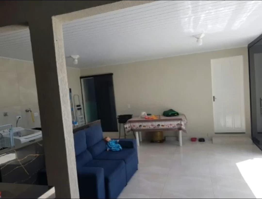 Sala integrada com pintura clara - Massa Corrida pela MB Pinturas, Reserva-PR